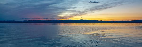 Photo: University of Vermont Lake Champlain sunset